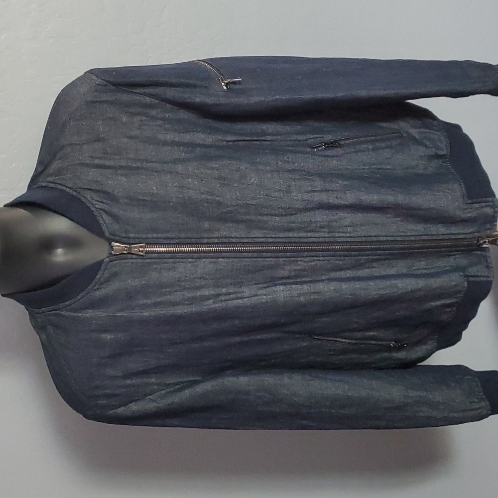 Men's John Varvatos Denim Bomber Jacket